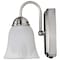 Nuvo 8 Watt, LED 1-Light Vanity Fixture, 3000K, Brushed Nickel with Alabaster Glass, With Switch 62/1569 - alternate 6